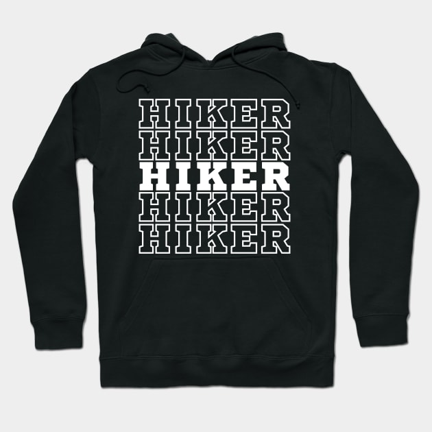 Hiker. Hoodie by CityTeeDesigns